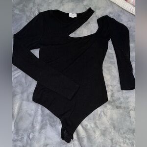 modern body suit with open chest!